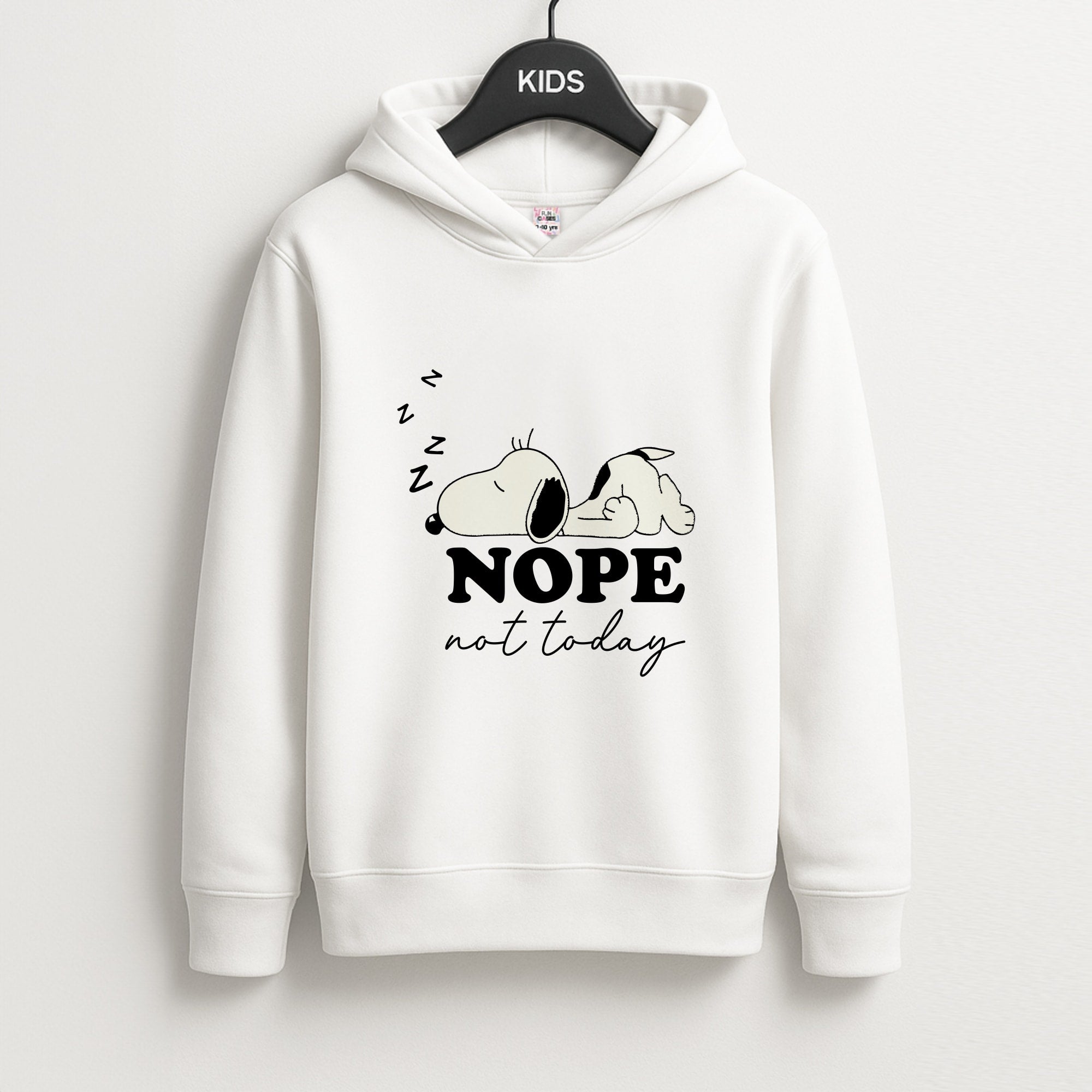 Nope, Not Today Unisex Kids Hoodie