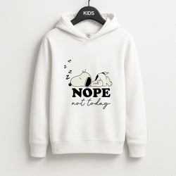 Nope, Not Today Unisex Kids Hoodie