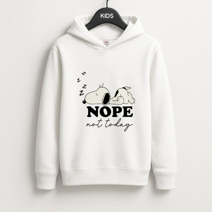 Nope, Not Today Unisex Kids Hoodie