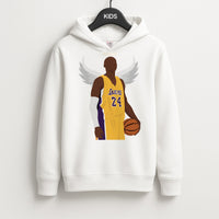 Kobe with wings - Basketball Kids Hoodie