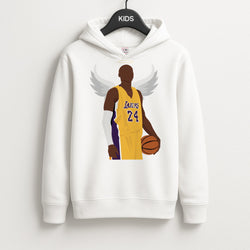 Kobe with wings - Basketball Kids Hoodie