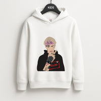 Pink Bandana - Peep Kids Hoodie