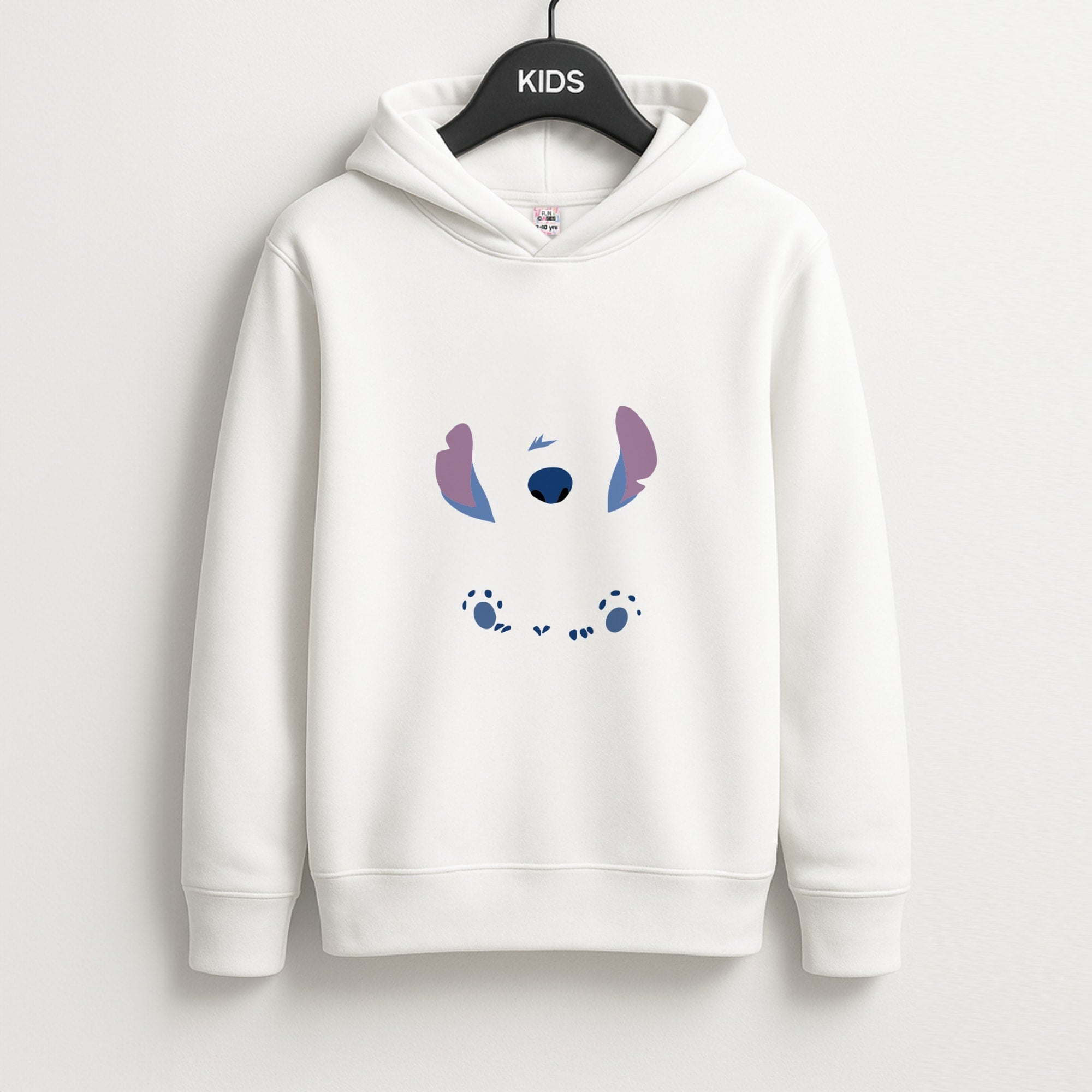 Alien Blue Unisex Kids Hoodie
