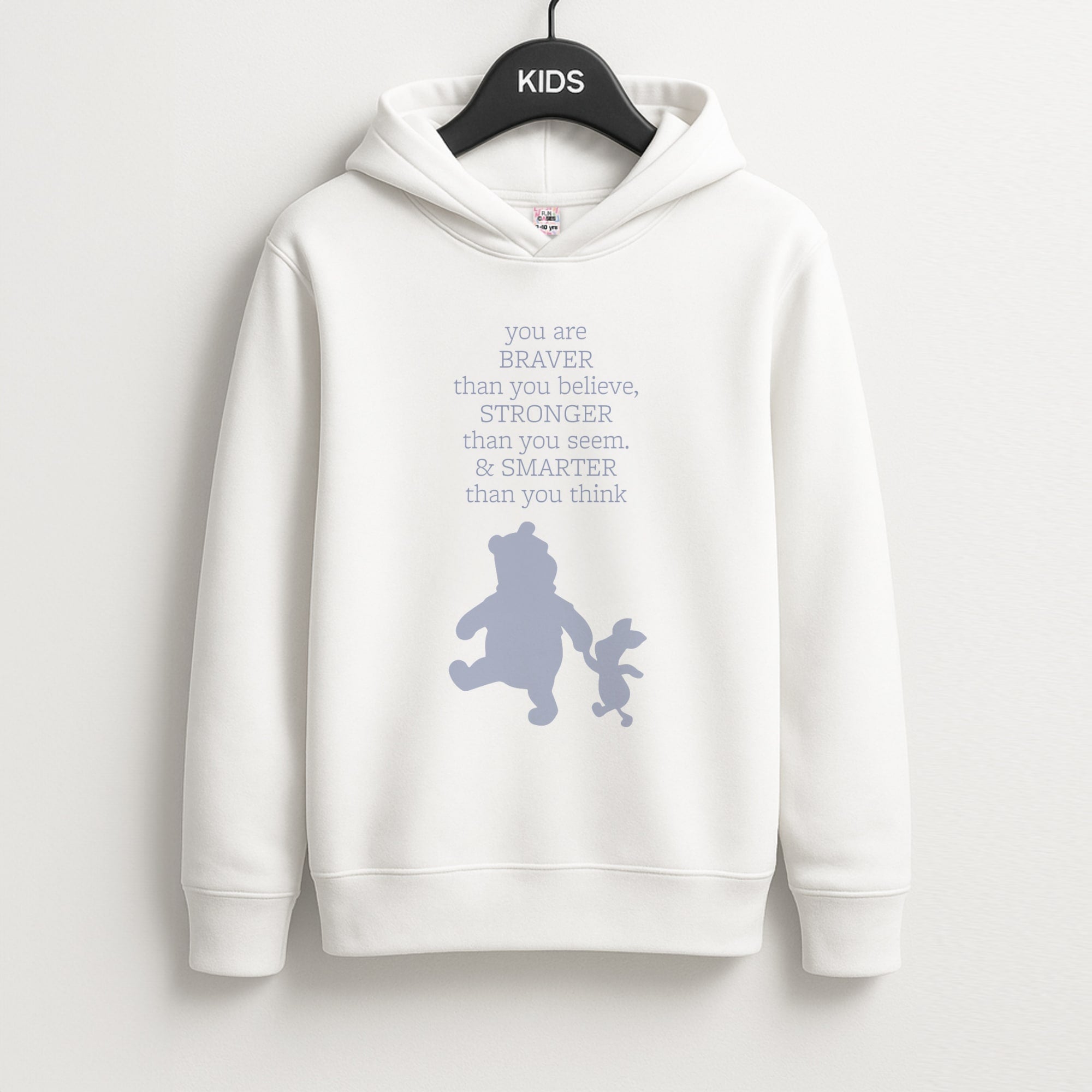 Braver, Stronger, Smarter Unisex Kids Hoodie