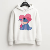 Donkey and Pig Valentine's Kids Hoodie