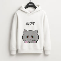 Grey Kitty - Cats Kids Hoodie