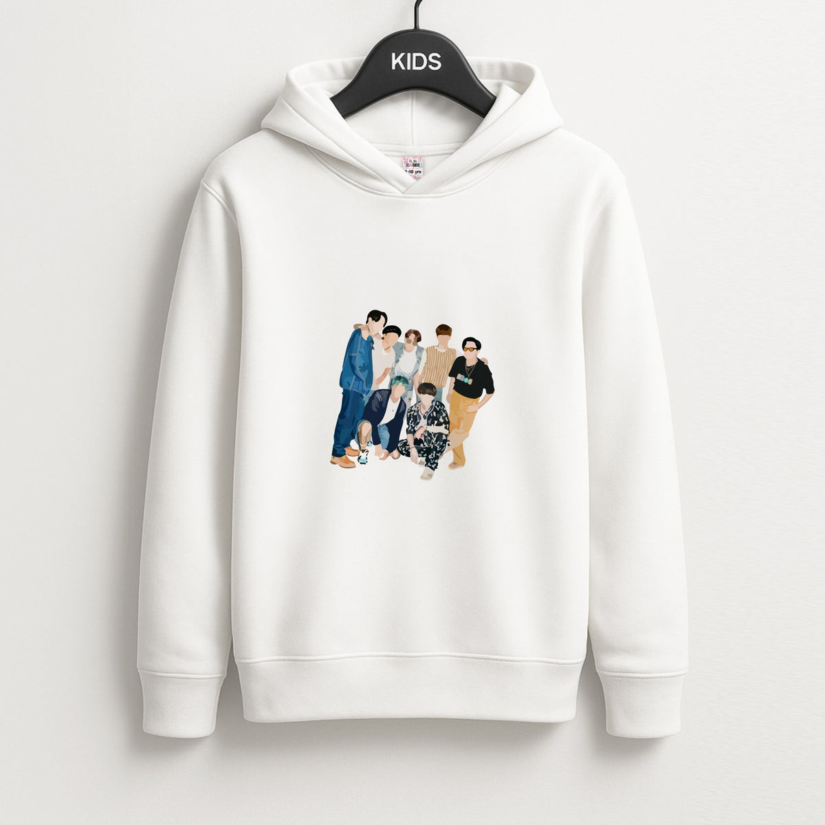 Casual K-Pop Band Band Kids Hoodie