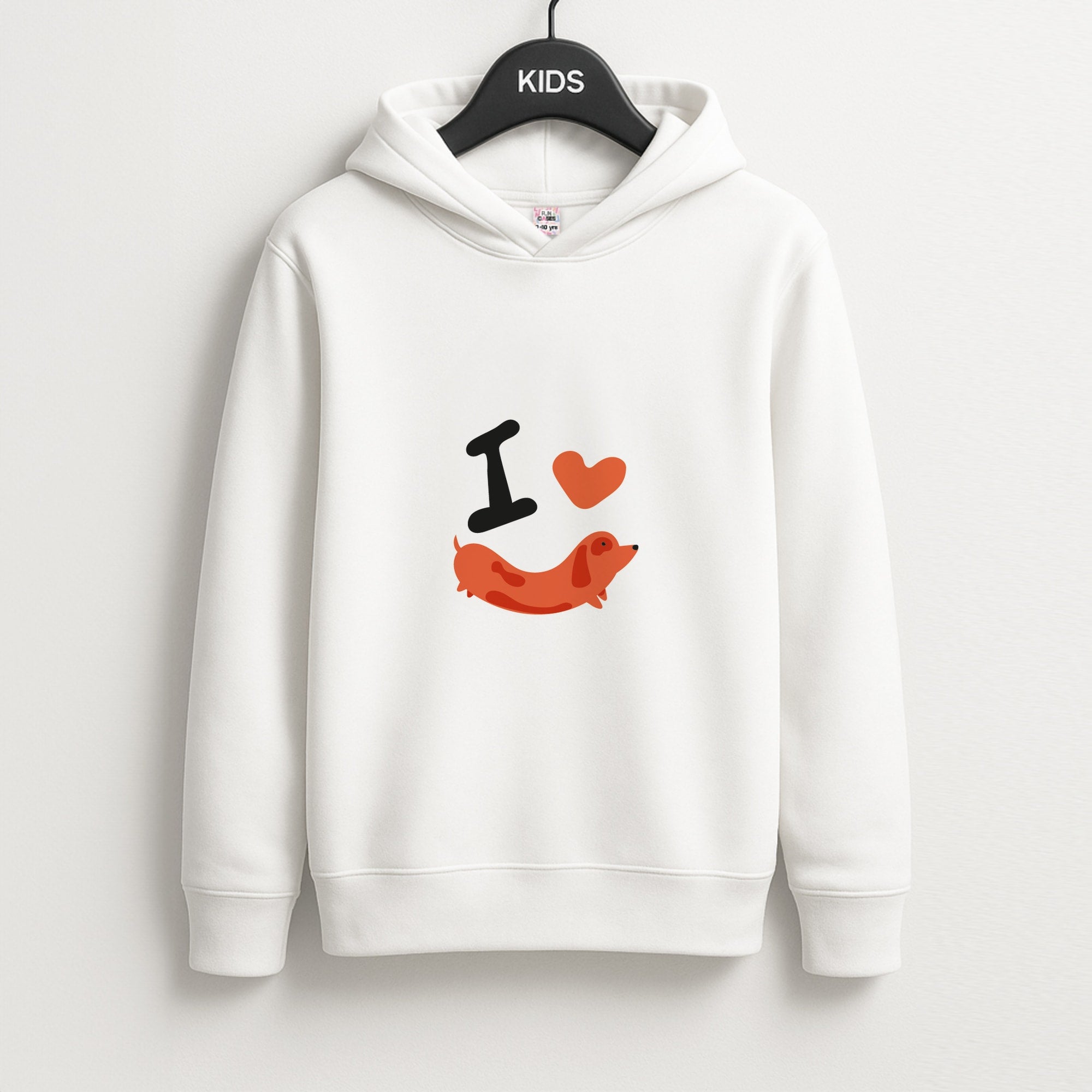 I love Dachshunds Kids Hoodie