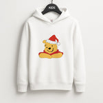 Winnie Pattern Christmas Unisex Kids Hoodie