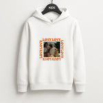 Love, Love, Love - Personalised Couples Unisex Kids Hoodie