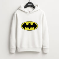 Black Bat Superhero Logo Kids Hoodie
