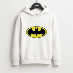 Black Bat Superhero Logo Kids Hoodie