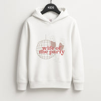 Wife Of The Party - Bridal Kids Hoodie