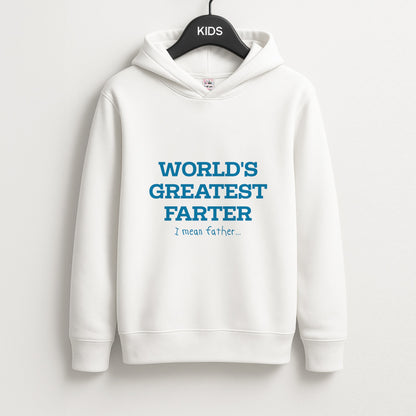 World's Greatest Farter  Unisex Kids Hoodie