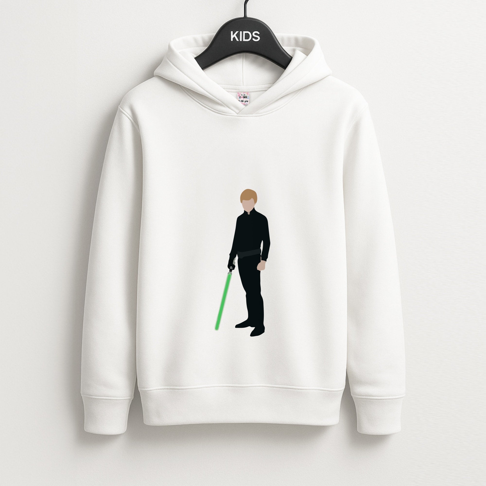 Skywalker Green Lightsaber Kids Hoodie