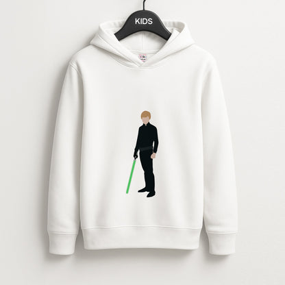 Skywalker Green Lightsaber Unisex Kids Hoodie