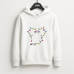 Mouse Christmas Lights Christmas Unisex Kids Hoodie