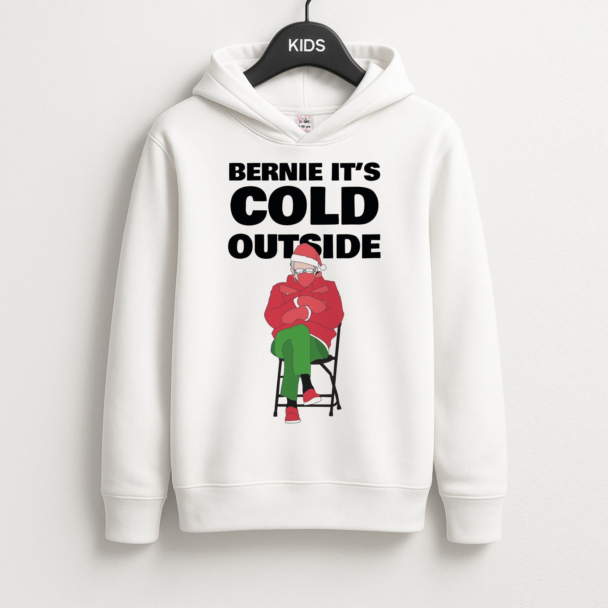 Bernie It's Cold Outside Unisex Kids Hoodie