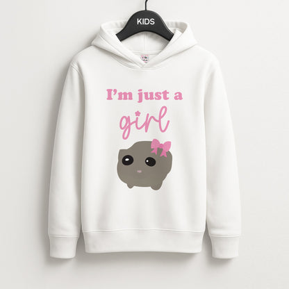 I'm Just A Girl Unisex Kids Hoodie