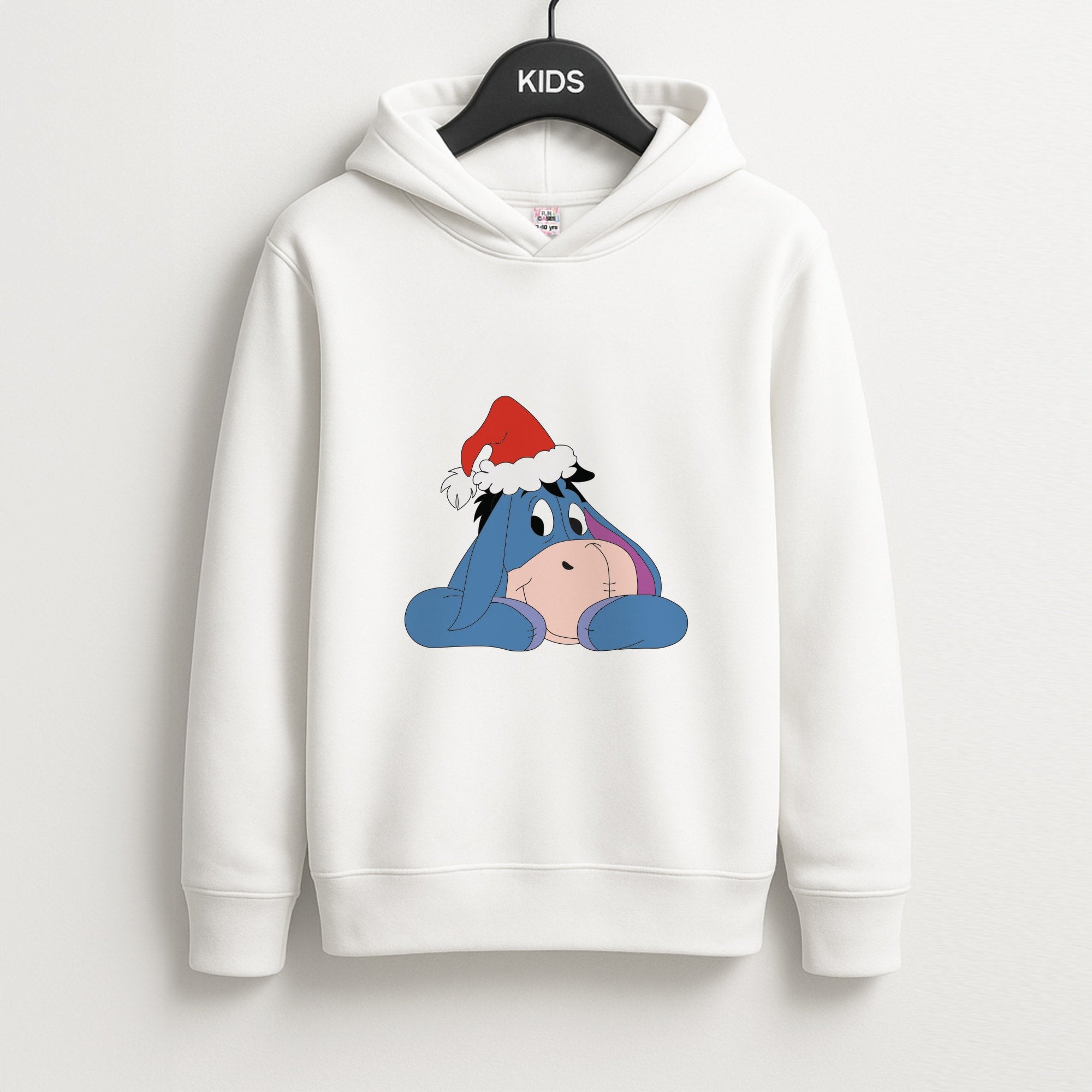 Donkey Pattern Christmas Kids Hoodie