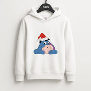 Donkey Pattern Christmas Kids Hoodie 1