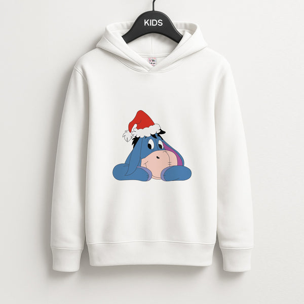 Donkey Pattern Christmas Unisex Kids Hoodie