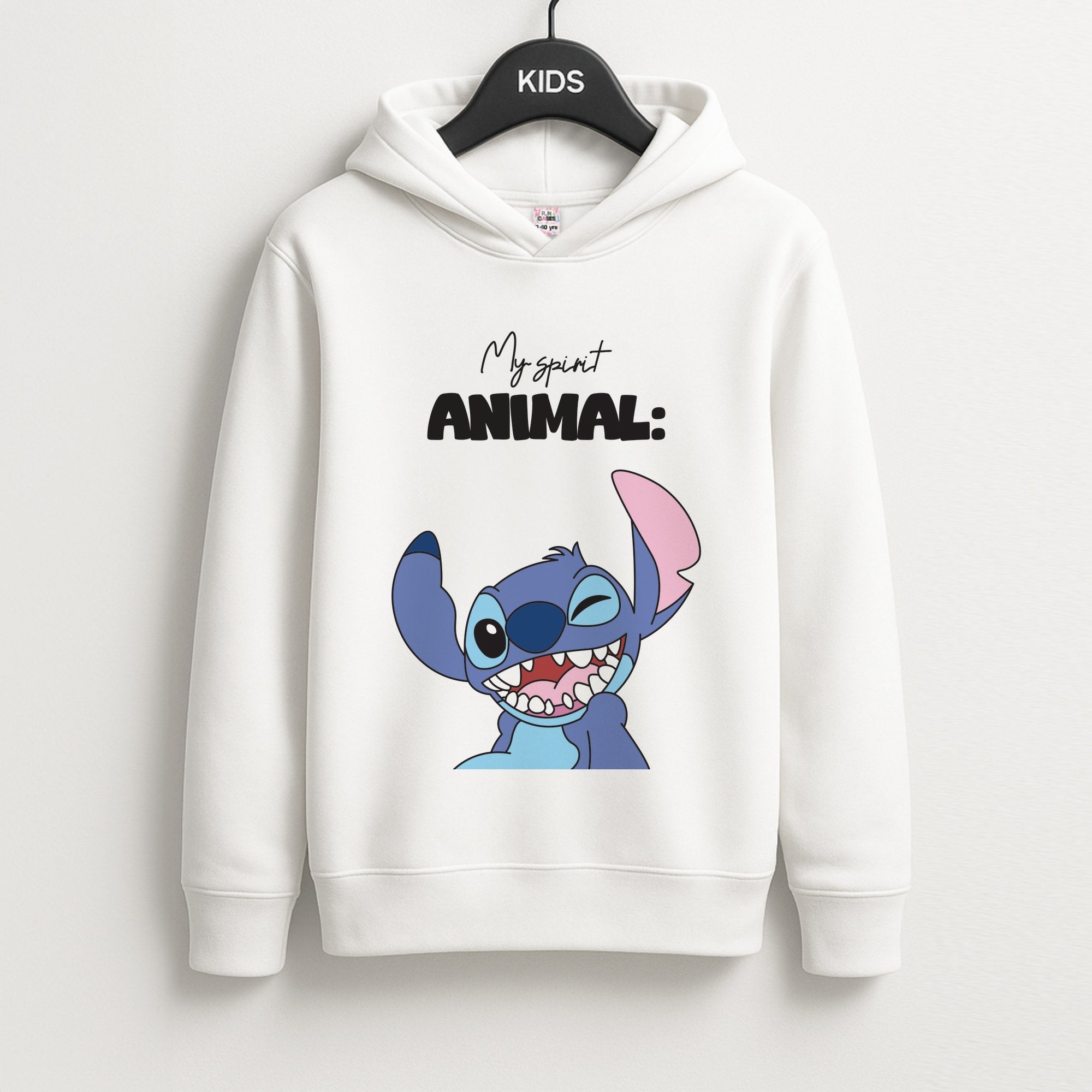 My Sprit Animal Blue Alien Kids Hoodie