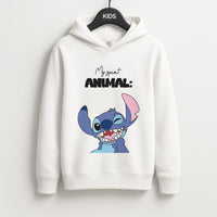 My Sprit Animal Blue Alien Kids Hoodie