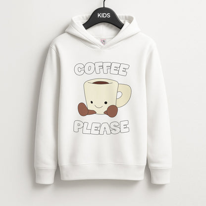 Coffee Please Mug Unisex Kids Hoodie