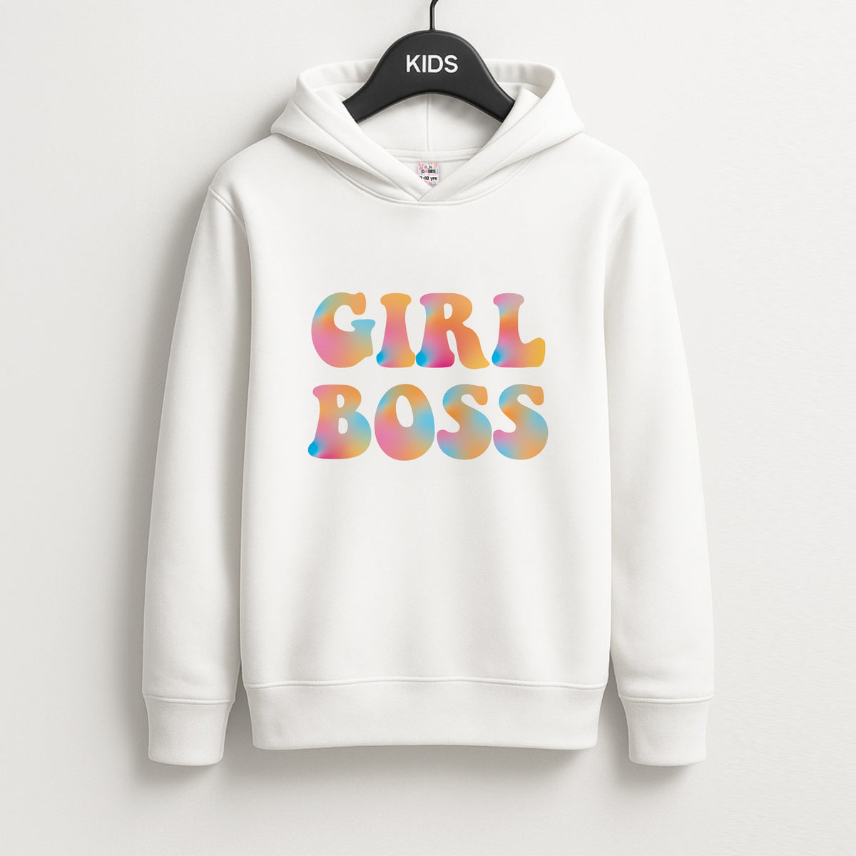 Girl Boss - Aesthetic Quote Kids Hoodie