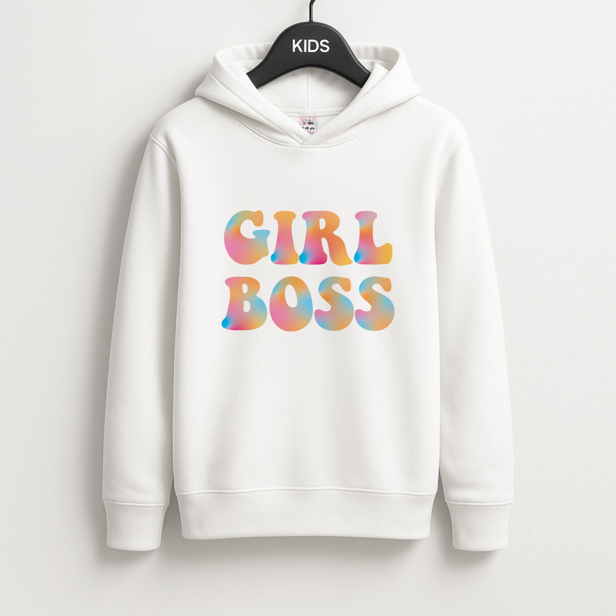 Girl Boss - Aesthetic Quote Kids Hoodie