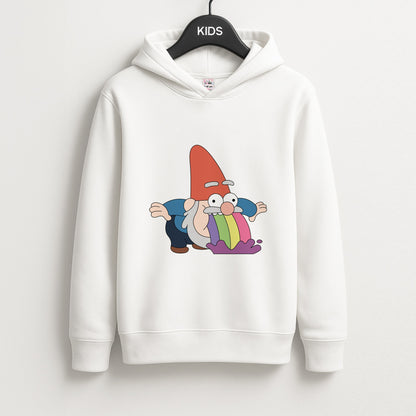 Garden Gnome Rainbow Unisex Kids Hoodie