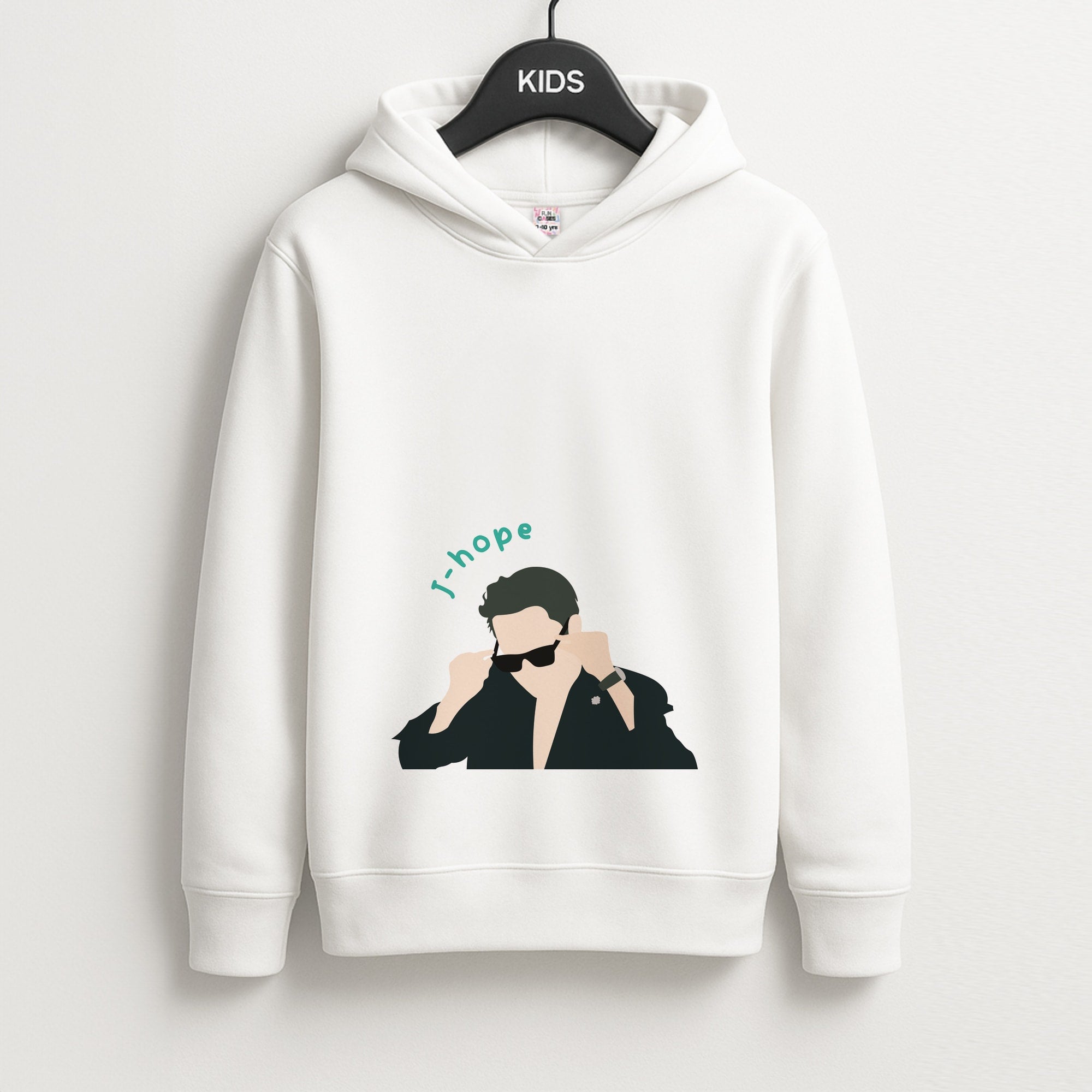 J-Hope Glasses - K Pop Unisex Kids Hoodie