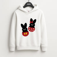 Mouse Peeps Pattern Kids Hoodie