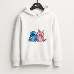 Best Friends - Pink Alien Unisex Kids Hoodie