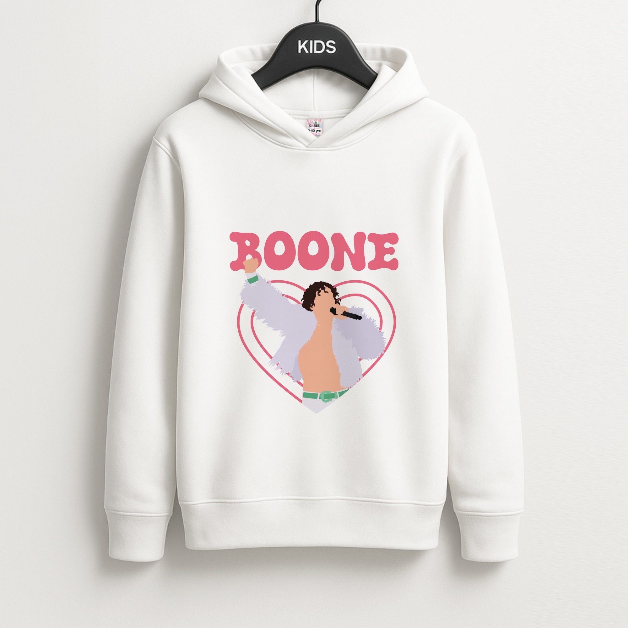 Boone Heart Unisex Kids Hoodie