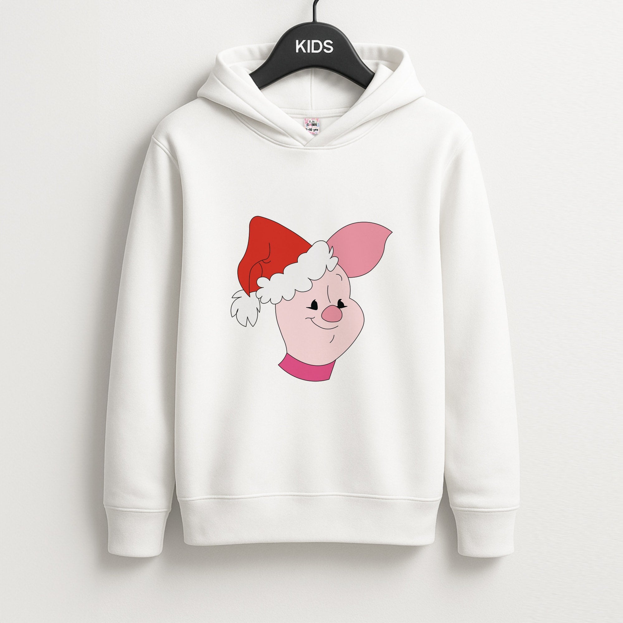 Pig Pattern Christmas Unisex Kids Hoodie