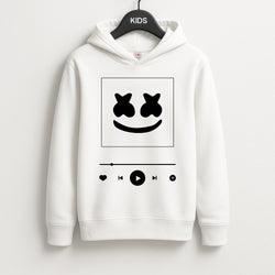 Helmet DJ Album Cover Unisex Kids Hoodie