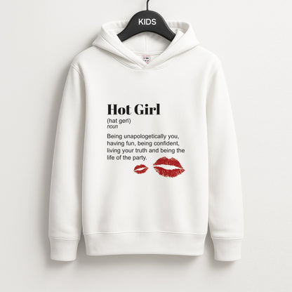 Hot Girl Dictionary Definition Unisex Kids Hoodie