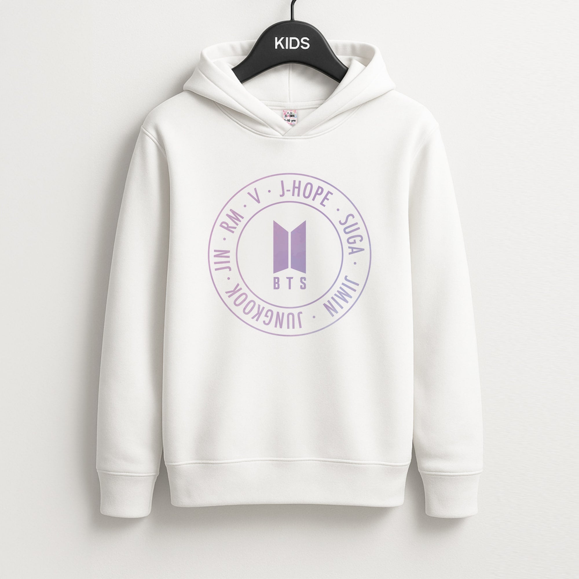 Galaxy Logo - BTS Kids Hoodie