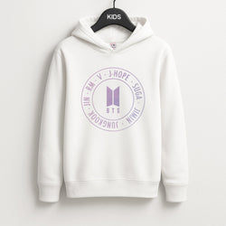 Galaxy Logo - BTS Kids Hoodie