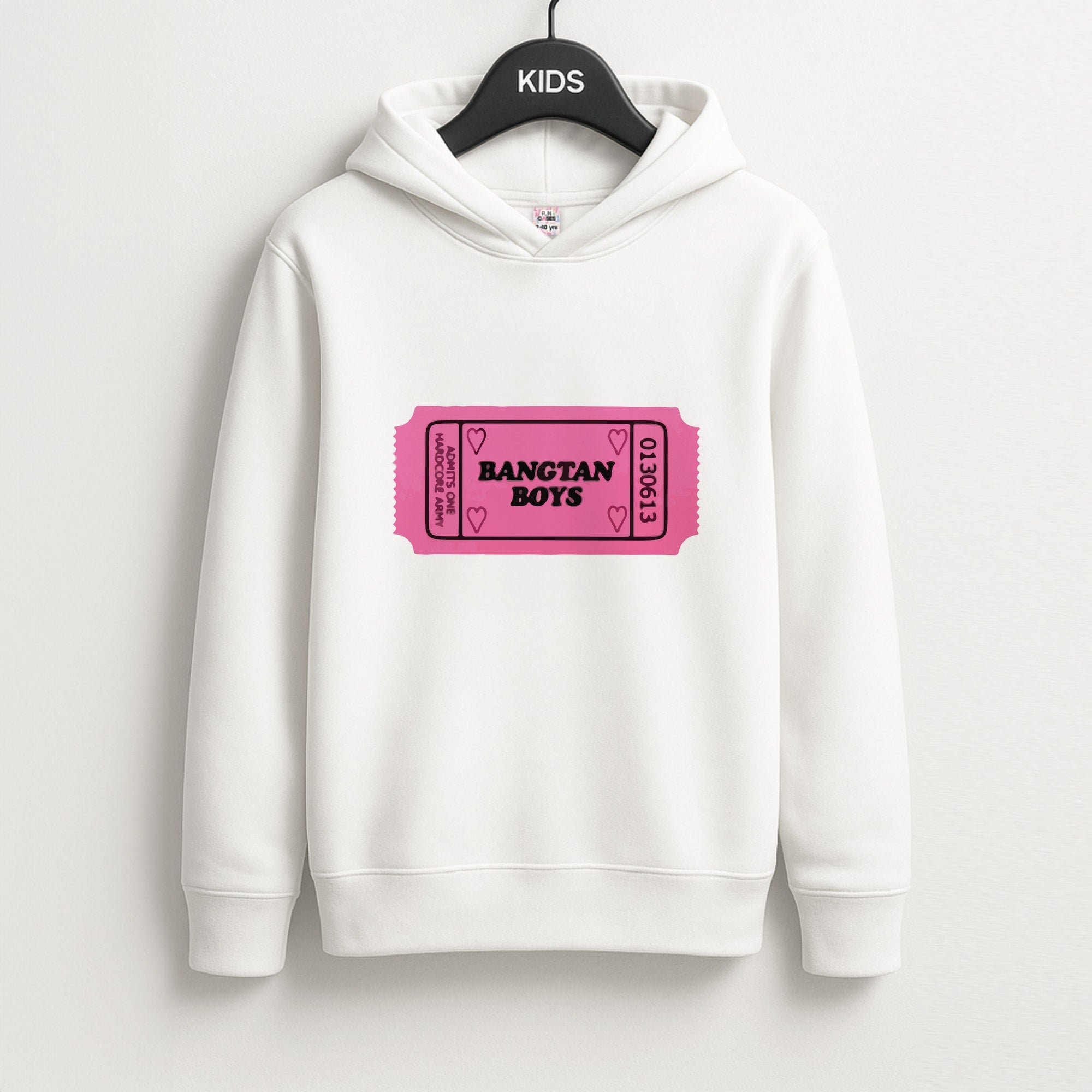 Bangtan Boys Ticket - K Pop Kids Hoodie