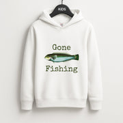 Gone Fishing  Kids Hoodie 1