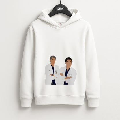 Two Doctors Arm Crossed - Grey's Unisex Kids Hoodie