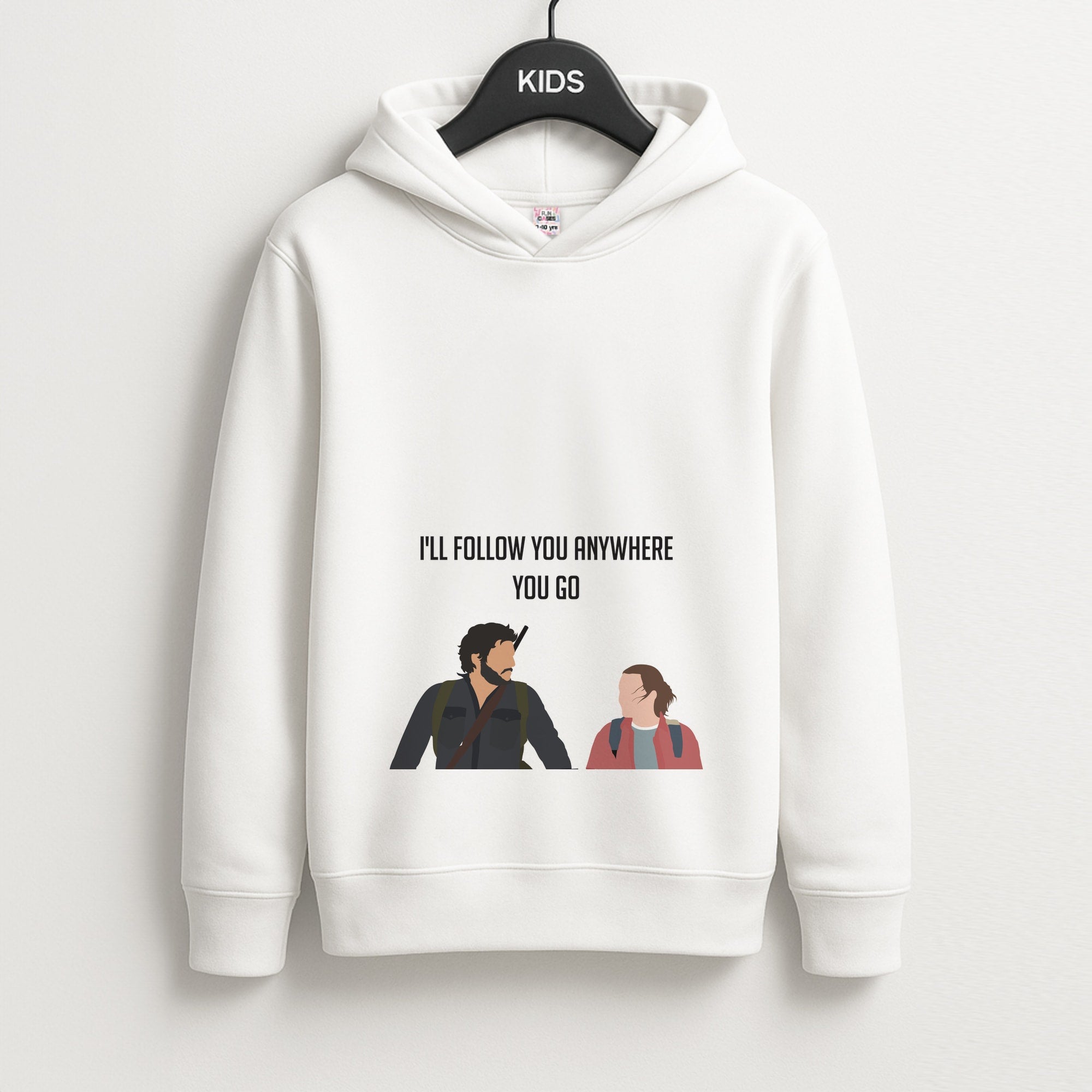 I'll Follow You Anywhere Ellie And Joel Kids Hoodie