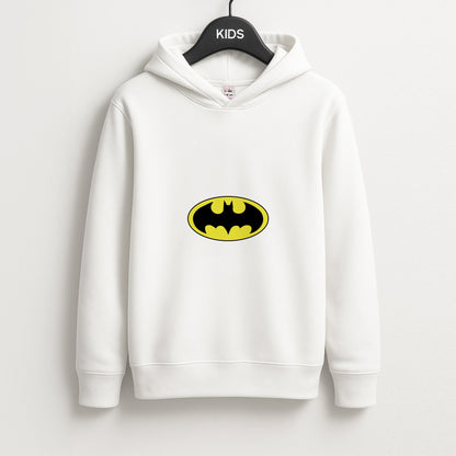 Black Bat Superhero Logo Unisex Kids Hoodie