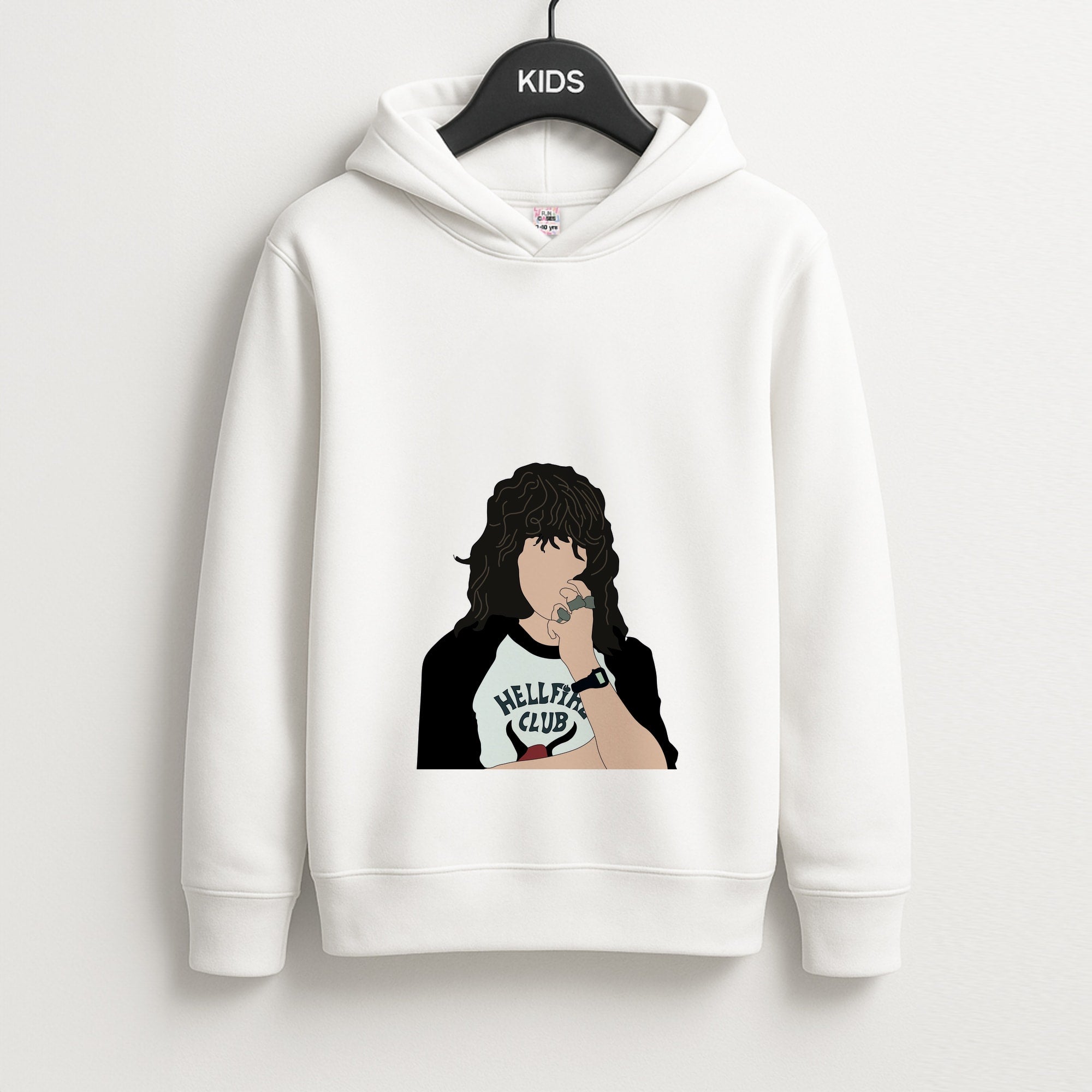 Eddie Munson Hellfire Kids Hoodie