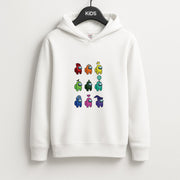Among Gaming characters Kids Hoodie 1