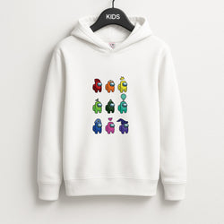 Among Gaming characters Unisex Kids Hoodie