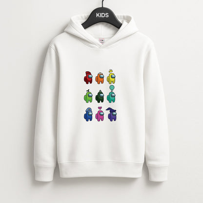 Among Gaming characters Unisex Kids Hoodie